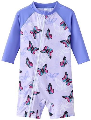 Image of UMELOK Baby Girl Swimsuit Infant Rash Guard Swimwear Bathing Suit