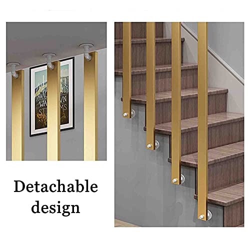 Garde-corps d'escalier d'intérieur en fer forgé gold 1ft-4ft