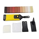 Kakalote Laminate Flooring Repair Kit Electric Heating Wood Floor Scratch Repair for Furniture (11 Color)