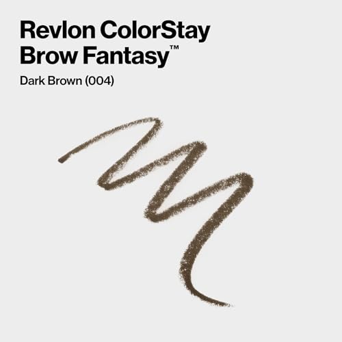 Revlon ColorStay Brow Fantasy Pencil & Gel, Dark Brown, 28 ml (Pack of 1) - Image 2