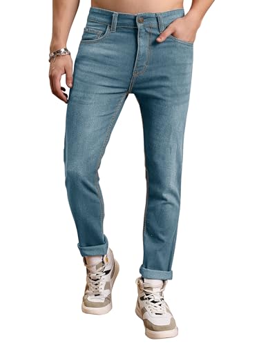 Image of Noble Monk Men Mid Rise Nobel Monk Regular Fit Denim Jeans | Jeans Pants