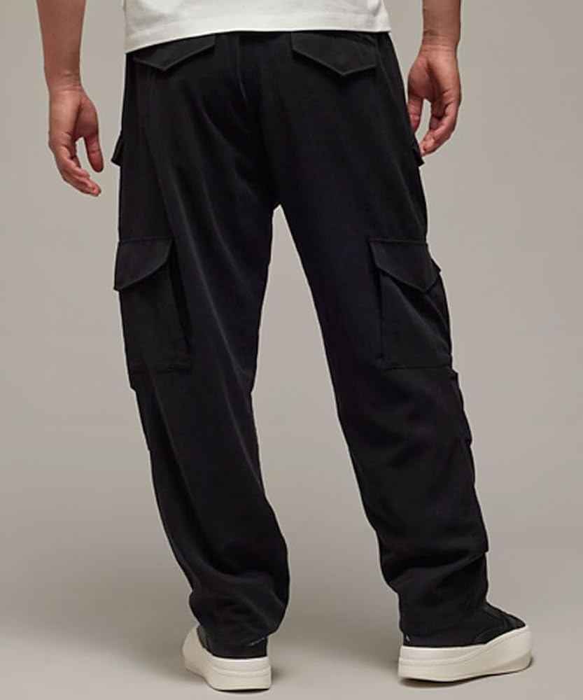 Amazon.co.jp: Y-3 WASH TW PANTS IN8716 BLACK BOTTOM TWILL