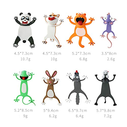 Bel segnalibro, divertente 3D Cartoon Animali segnalibro per studenti, ufficio, cancelleria, regalo creativo, ideale per ragazzi e ragazze (coniglio) Bel segnalibro, divertente 3D Cartoon Animali segnalibro per studenti, ufficio, cancelleria, regalo creativo, ideale per ragazzi e ragazze (coniglio)