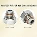 Ls Swap Oil Pressure Sensor Adapter M16 1.5 to 1/8 NPT Thread Pipe Fittings for All GM LS Series Engines LS1 LSX LS3 4.2L 4.8L 5.3L 6.0L 6.2L Stainless steel