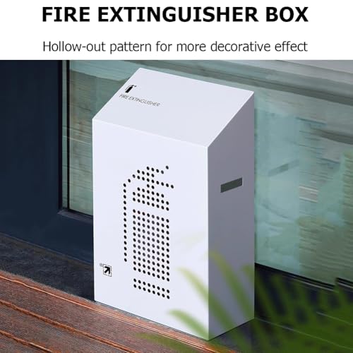 Armoire de rangement pour extincteurs métallique sur pied