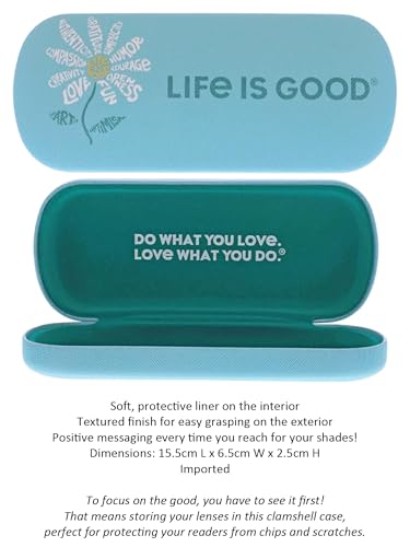 Image of Life is Good Reader Clamshell Case