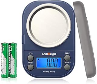 AccuWeight 255 Mini Digital Jewelry Gram Scale Travel Pocket Weight Scale 300g/0.01g