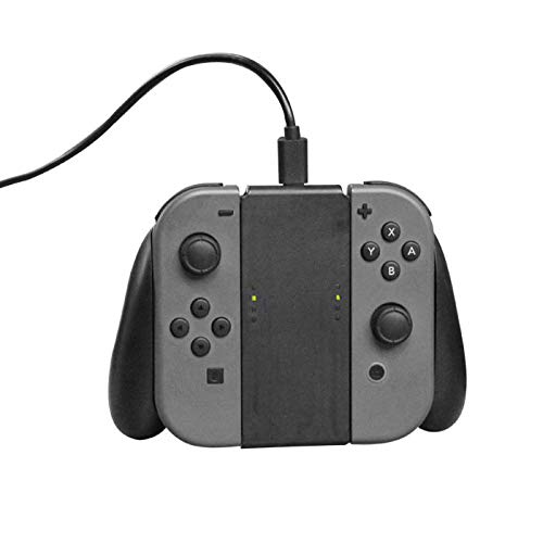 Grip Suporte Com Bateria Joy Con Nintendo Switch Carregador