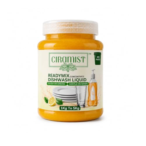 Image of Readymix Dish Wash Concentrate | Powerful Grease-Cutting Dishwashing Liquid for Utensils and Cookware 1KG TO 5KG (DISHWASH PEST)