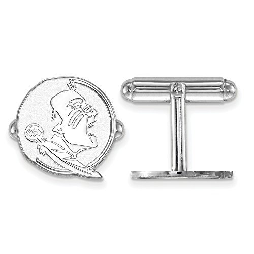 Gemelos LogoArt Florida State University Plata Esterlina miniatura 1