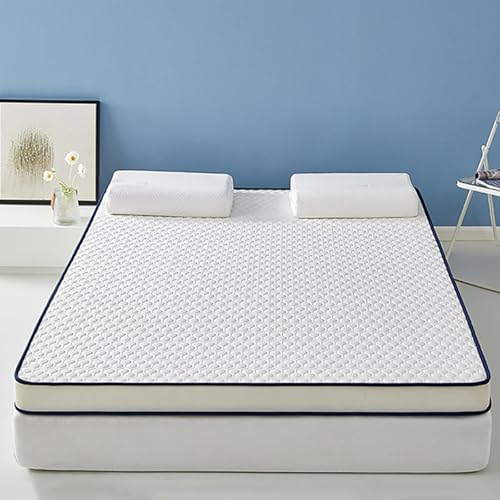 Peiaw Colchón Premium Reversible - Doble Cara Malla Hexagonal 6D & Tejido de Punto Clase A - Espuma Viscoelástica y Látex Antipresión - Soporte Vertebral 8 Horas(9cm,90x190cm)