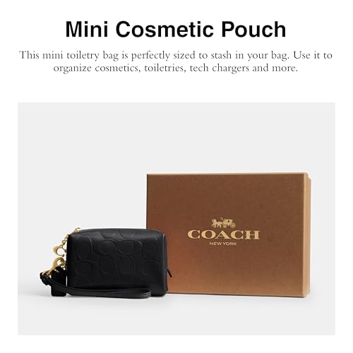 Image of Coach Womens Boxed Essential Mini Cosmetic Pouch