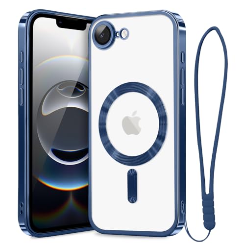 Pepmune iPhone 17e/iPhone 16e �p �P�[�X MagSafe�Ή� �N���A �J�����ی��� �J�����t�B���� ���X�g�X�g���b�v �ϏՌ� �����h�~ ���� ���^ �}�O�Z�[�t���C�����X�[�d�Ή� �����ӂ���17e/�����ӂ���16e�Ή� �X�}