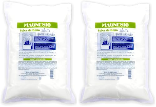 MSI Sales De Epsom Naturales Santa Isabel Del Antiguo Balneario Del Yacimiento de La Higuera. Baño Y Cuidado Personal. 2,5kg (Paquete de 2)