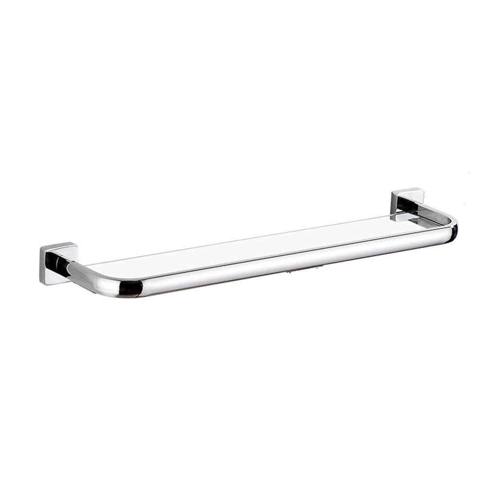 Estante de vidrio para baño Vidrio templado de 8 mm de espesor Estante de almacenamiento de cocina de Acero inoxidable 304 Tocador Estante de vidrio estante de baño de vidrio (Color: Estilo