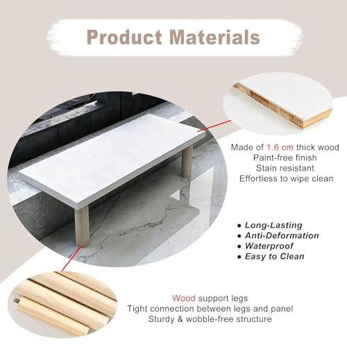 Estante extensor de alféizar de ventana de madera para cocina 5