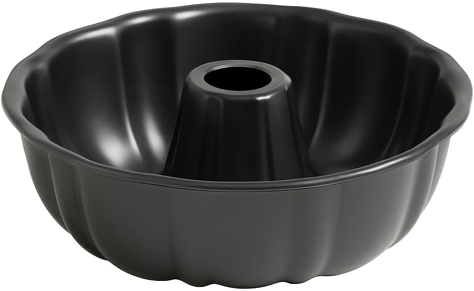 Forma Assadeira Redonda com Furo Central 24 cm – Antiaderente, Ideal para Bolo, Pudim e