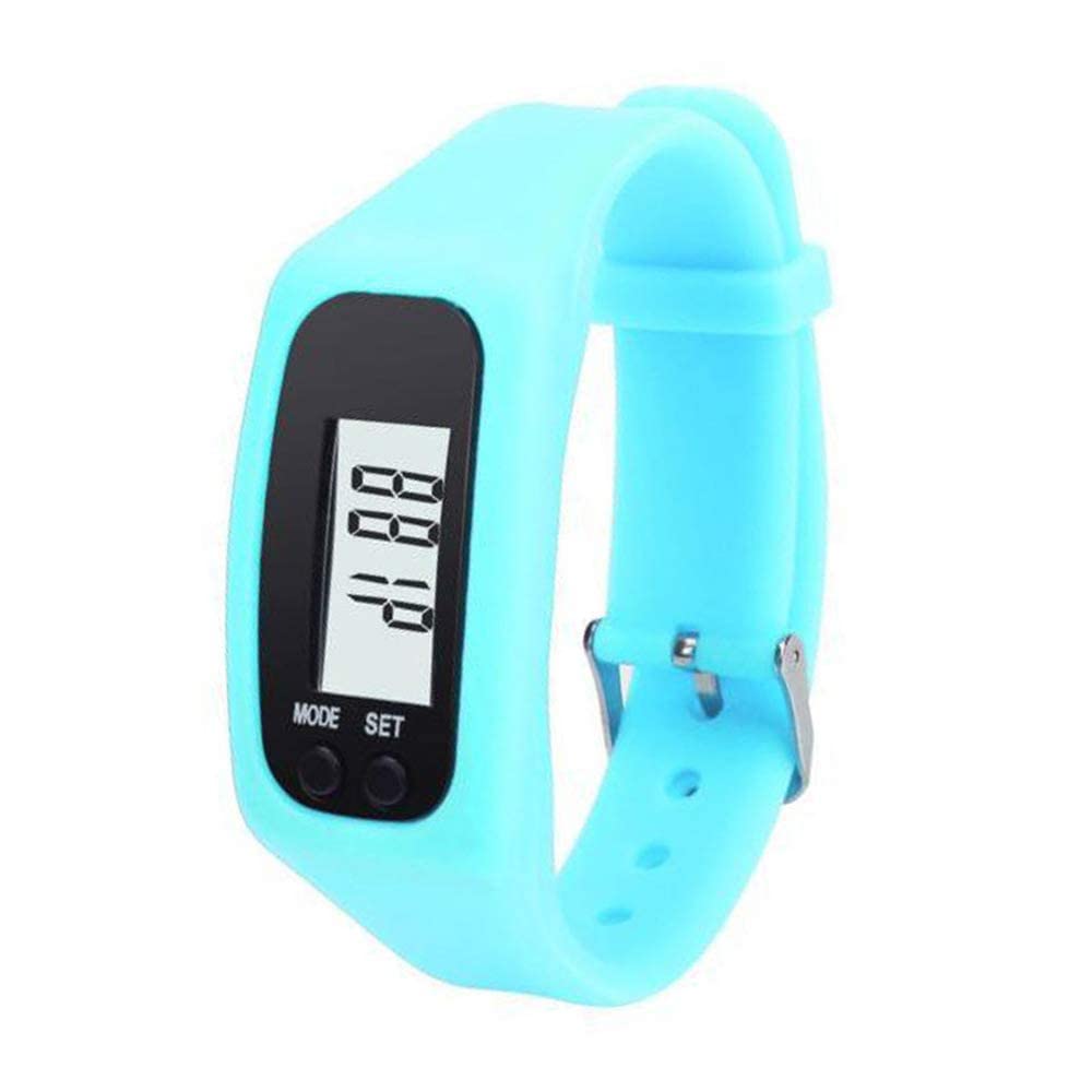 ubersweet Ubersweet® Waterproof Tooth Digital LCD Run Step Walking Distance Calorie Counter S 12/24 Hours Display : 11 Orange-picture-12