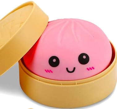 Dumpling Squishy, Squishy Dumpling Mystery Box Flash Light Red