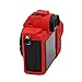 A7 III Silicone Case, TUYUNG Camera Housing Case Protective Cover, Compatible with Sony Alpha A7 III A7M3 Cameras, Red