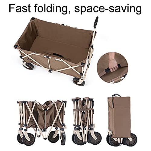 Garden Trolley Opvouwbare Rolwagen, Outdoor Draagbare Opbergtrolley Voor Picknick/Tuin/Reizen, Makkelijk Mee Te Nemen… - Image 5