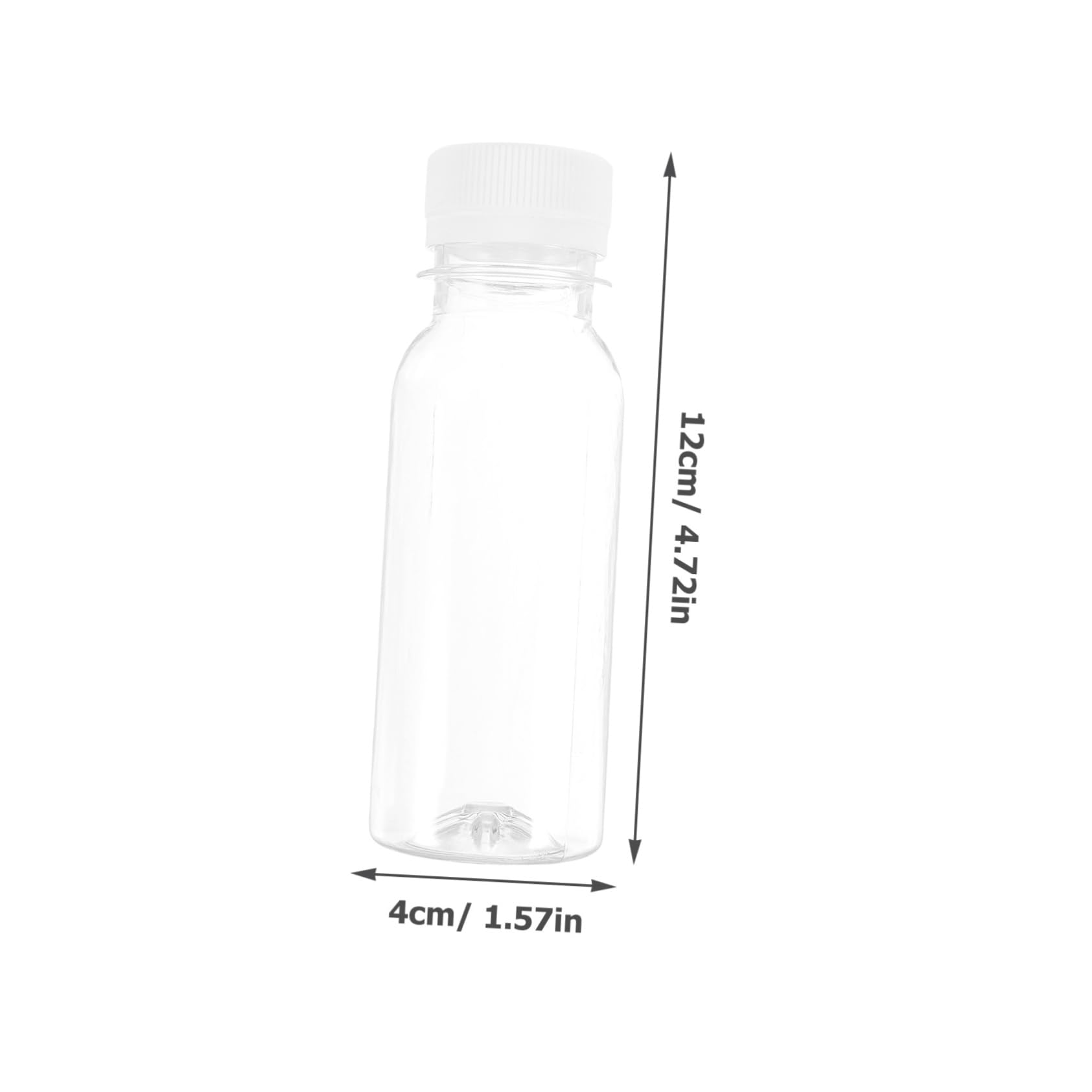 KICHOUSE 10pcs Bottles Juice Bottles for Boys and Girls Adults Portable Milk Containers Leakproof Milk Accessories
