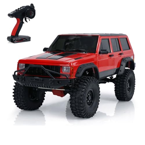 wheelfun 1/10 RC Off-Road Crawler Lights Sounds 4 Drive Wheels Differential Lock for Adult Hobby