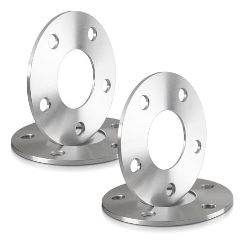 Image of Customadeonly 4 Pieces 0.275 inch 7mm Wheel Spacers 5x120 Bolt Pattern 72.6mm Center Bore Compatible for E36 E46 E60 E90 E92 E82 E88