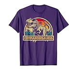 Commandersaurus Dinosaur Commander Saurus Family Matching T-Shirt