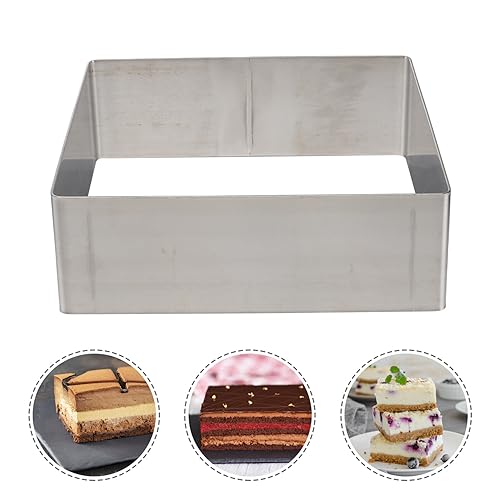 SOIMISS Stainless Steel Cake Ring 6 Inch Baking Mold for Mousse Cakes Pastries Cheesecake Layered Desserts Reusable Non-Stick - Image 4