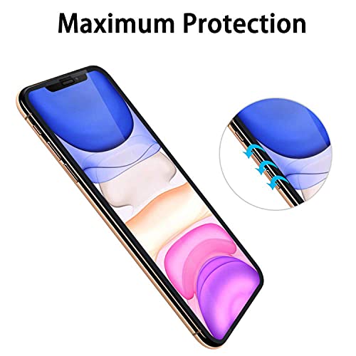 Image of DD SON Tempered Glass for Iphone 11 / XR | Screen Protector Full HD Quality Tempered Glass Anti-Scratch Edge to Edge Coverage with Easy Installation Kit (Black)