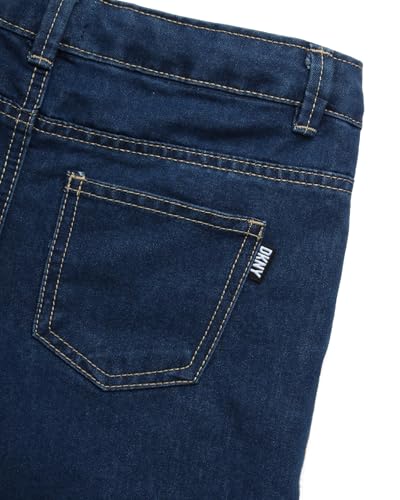 Image of DKNY Boys' Shorts Set - 2 Piece Short Sleeve Collared Button Down Shirt and Stretch Denim Shorts for Boys (Sizes: 8-12)