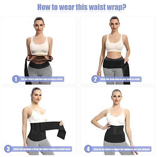 Buy AIDEASMART Waist Wrap Trainer for Women with Loop Snatch Me Up