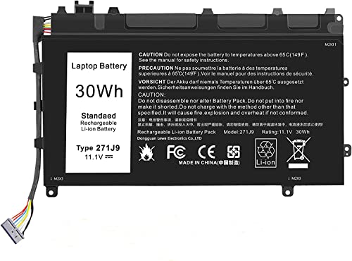 Batterie ordinateur portable pour Dell Latitude 7350 13 7000 11.1V 30Wh