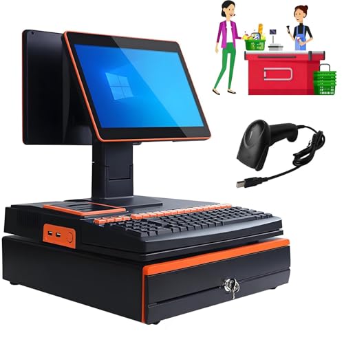 Terminal de punto de venta (TPV) para cajeros,restaurantes y comercios minoristas,pantalla táctil de 15,6
