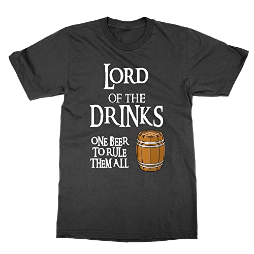 T-shirt Lord of The Drinks original pour apéro et soirées geek