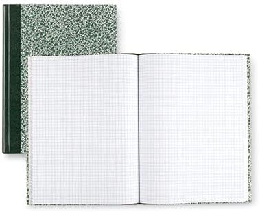 National Lab Notebook, Wide/Legal Rule, Green Marble Cover, (96) 10.13 x 7.88 Sheets image 4