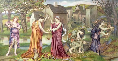 Peinture sur Toile la Cadence de l'Automne Décoration Murale 60x90
