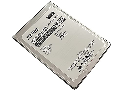 MDD MAXDIGITALDATA (MD2000GLSA12854S 2TB 128MB Cache 5400RPM SATA 6.0Gb/s 2.5inch Internal Notebook Hard Drive - 2 Year Warranty