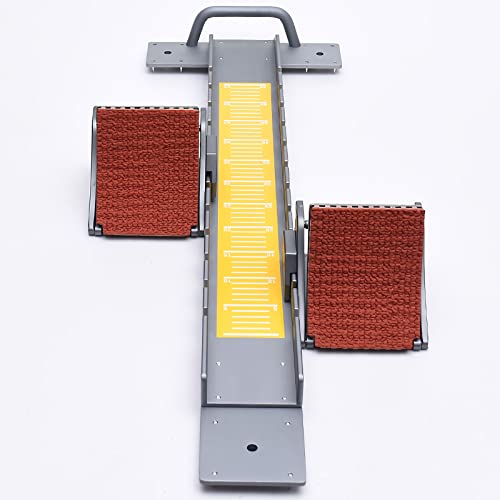 Supvision 35in High-Level Starting Blocks Aircraft Grade Aluminum Running Track Blocks Waterproof and Rustproof 5 Angle Adjustable Pedals for Track and Field Competition - Thumbnail 2