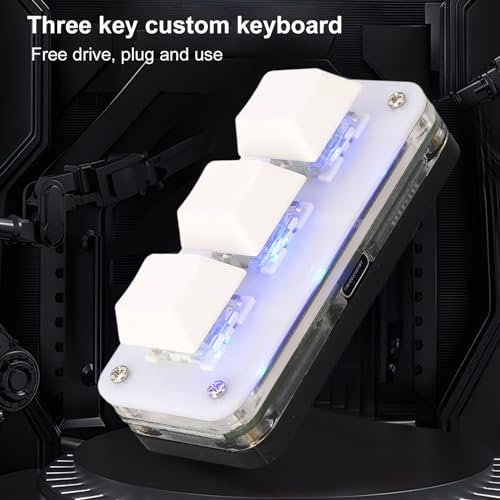 Clavier macro programmable mécanique USB RVB avec switch bleu