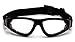 Pyramex XSG Reader Safety Glasses, Black Frame/Clear Anti-Fog + 2.5 Lens