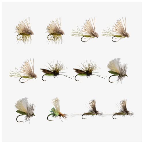 RIO Products Fly Fishing Flies Kit Assortment for Freshwater Fishing, Signature Flies for Trout, Bass, and Salmon, 7/11/12/13/15/20pcs