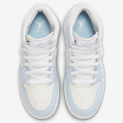 Jordan Big Kid's 1 Mid SE Wear Away Black/Taxi-White-Sail (DQ8418 071)2