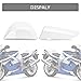Rear Seat Fairing Cover Cowl For GSXR600 GSXR750 K1 2001-2003 GSXR1000 K2 2000-2002 GSXR1000 K3 2003-2004 White