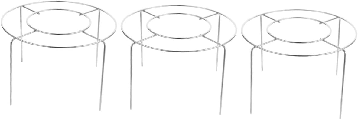 3pcs Stainless Steel Cake Cooling Rack Versatile Baking Rack for Cakes Heavy Duty Wire Design Cooling for Home and Bakery Use