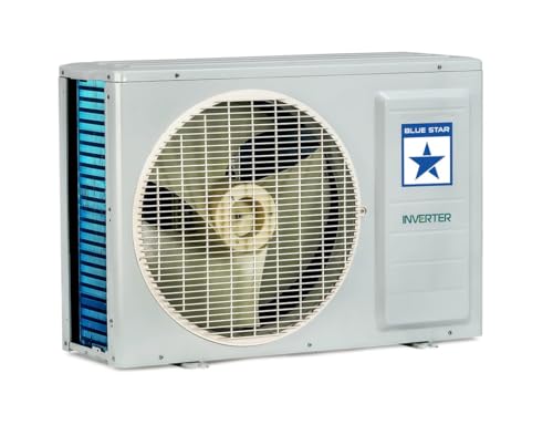 Image of Blue Star 2 Ton 3 Star Split Inverter AC (Turbo Cool, Hexa Inverter Technology, 5-in-1 Convertible Cooling, Comfort Sleep, Energy Saver, IB324TKU, Copper Condenser) White