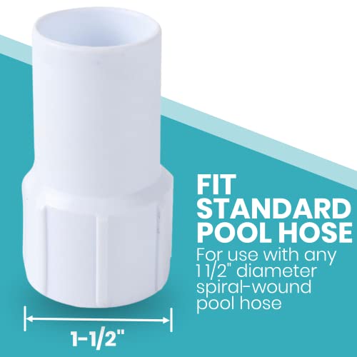 (4Pack) 11/2 Threaded Pool Vacuum Hose Cuffs