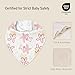 CIVARUA KIDS Muslin Baby Bibs 8 Pack, Baby Bandana Drool Bib for Drooling and Teething, Cotton Soft Absorbent for Girls Boys Spring Impression