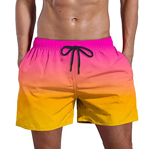 LCMTWX Men Swim Trunks 2024 and Fitness Sports Plus Size Five Surf Quick Drying Beach Pants Shorts Swim Shorts Men Men's